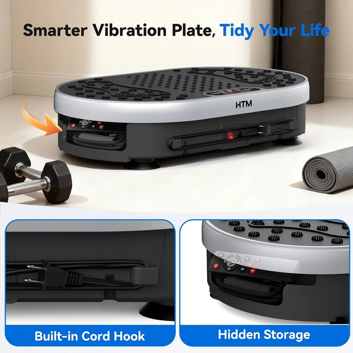 Plateforme vibrante 120 niveaux et 9 modes – CLEVI Paris