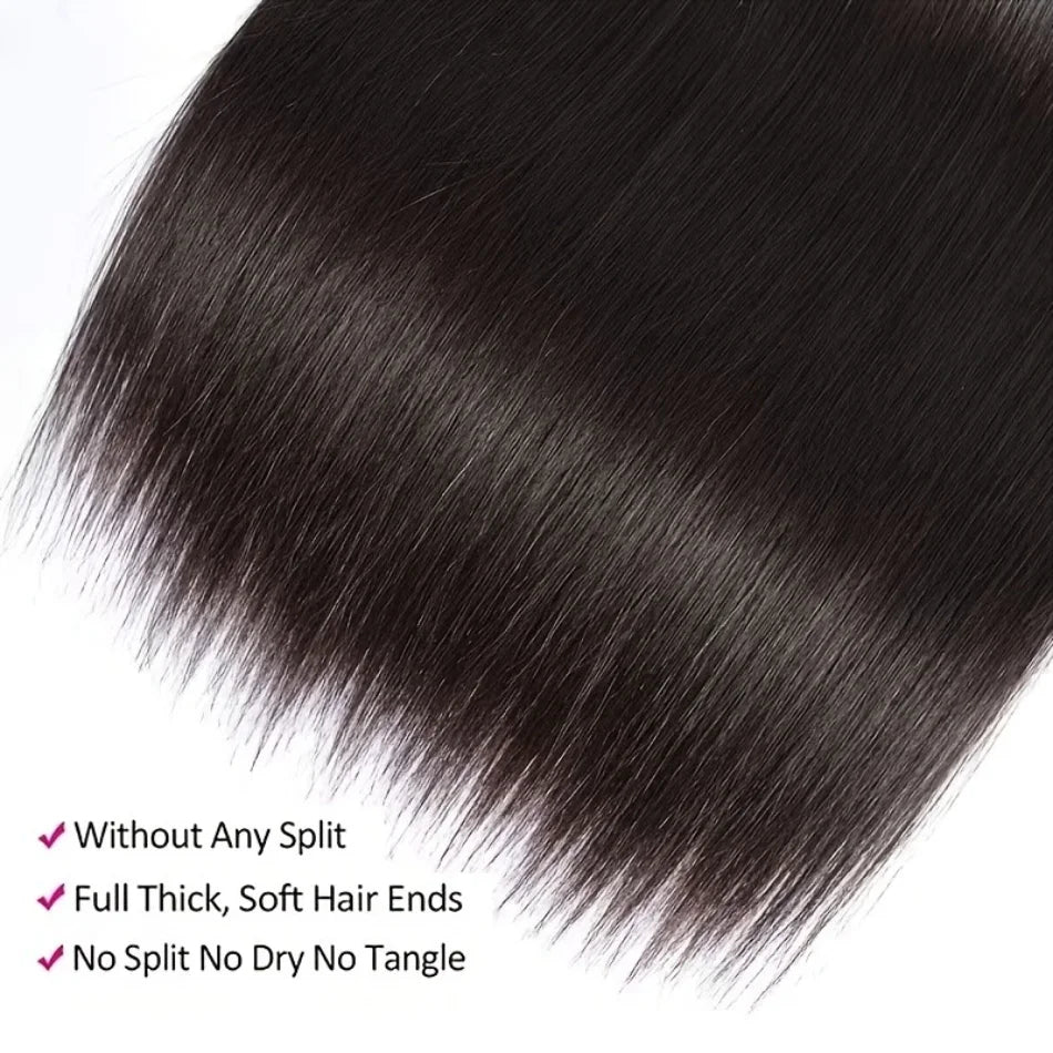 Extensions Lisses Straight Remy Hair Brésilien – CLEVI Paris