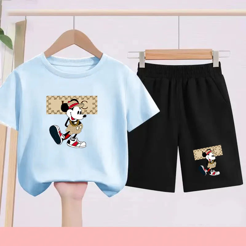 Ensemble enfant décontracté haut et short – CLEVI Paris