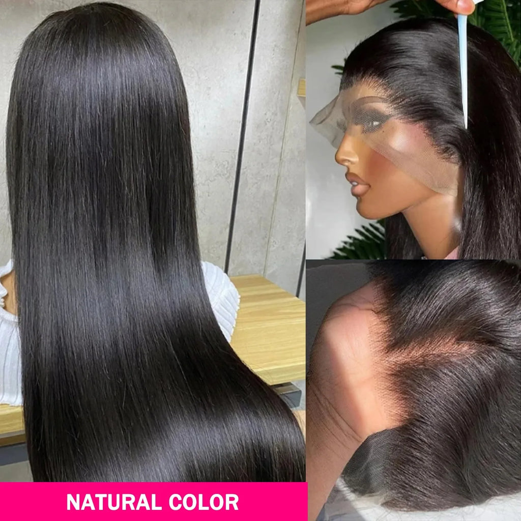Perruque Bone Straight Cheveux Humains Brésiliens Remy 180% — Lace 13x4 / 13x6 / 9x6 / 5x5 / 4x4 / 360 – CLEVI Paris