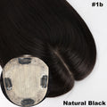Topper Capillaire Femme Base Soie Cheveux Humains Remy Brésiliens 150% Clips – CLEVI Paris