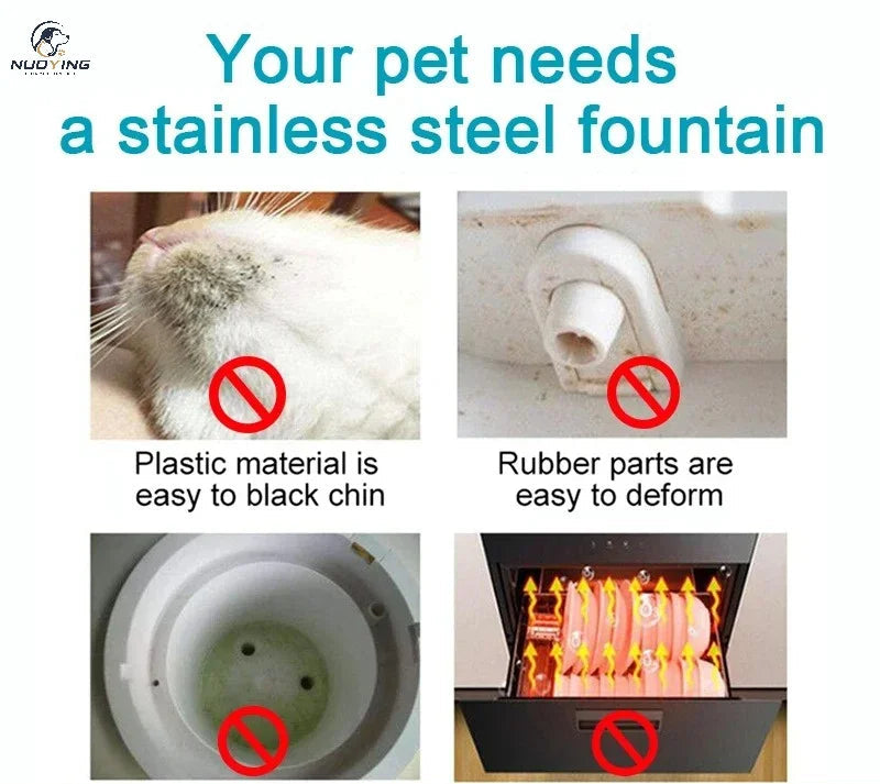 Fontaine à eau USB 2 L pour chat et chien – CLEVI Paris