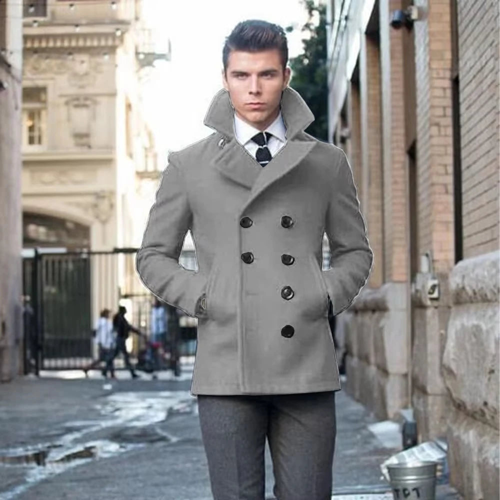 Caban homme double boutonnage – CLEVI Paris