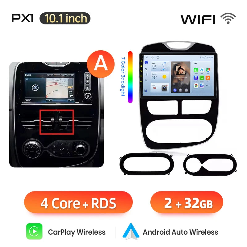 Autoradio AWESAFE Clio 4 CarPlay 2012–2019 – CLEVI Paris