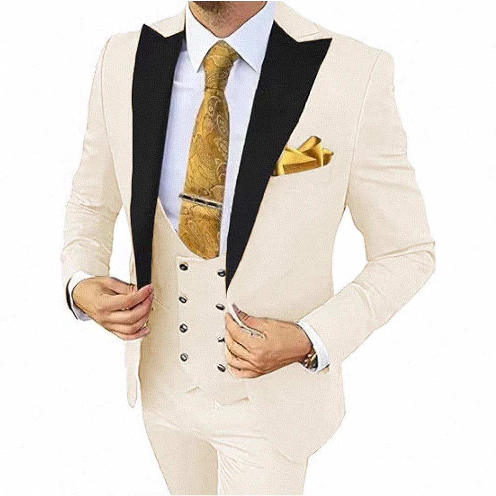 Costume homme 3 pièces élégant – CLEVI Paris