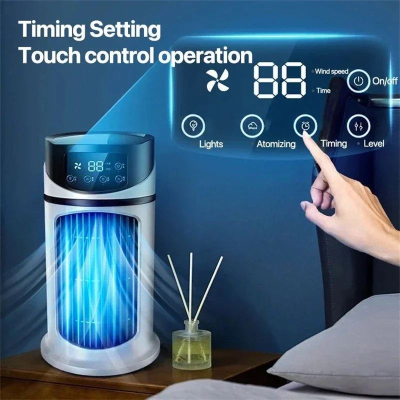 Ventilateur de bureau USB avec minuterie – CLEVI Paris
