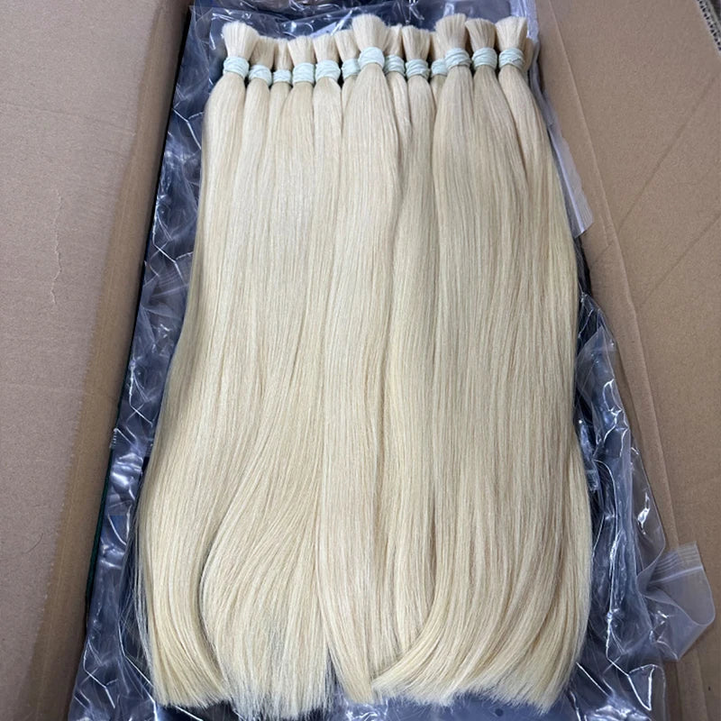 Mèches Vrac Cheveux Humains 100% Naturels – Blonde 613 & Ombré Virgin Hair – CLEVI Paris
