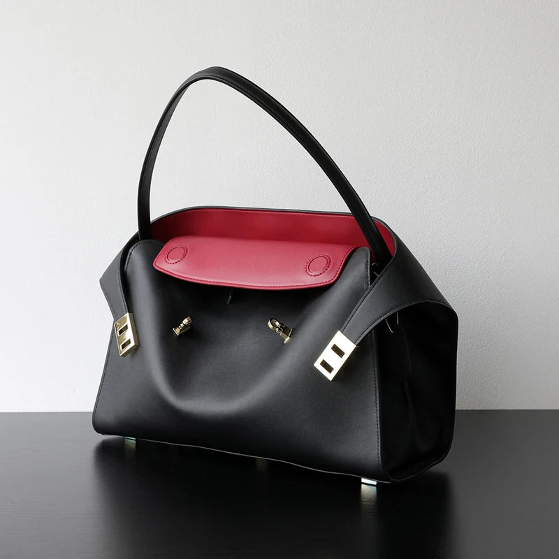 Sac cabas femme souple en cuir – CLEVI Paris