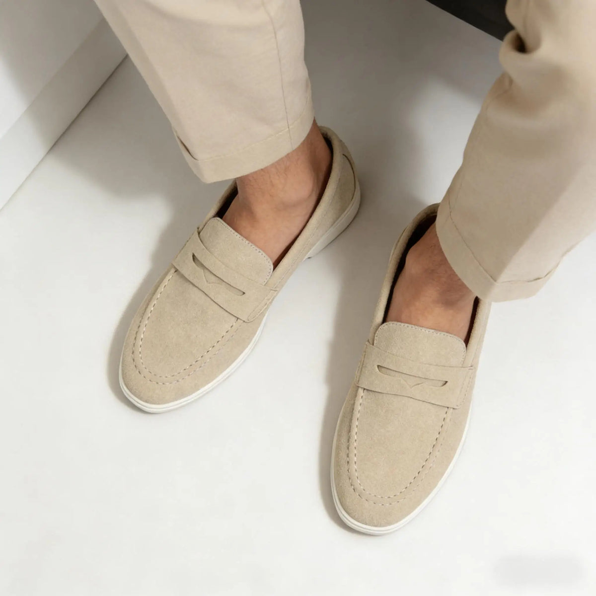 Mocassins homme à enfiler, style décontracté – CLEVI Paris