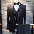 Costume homme noir 3 pièces – CLEVI Paris