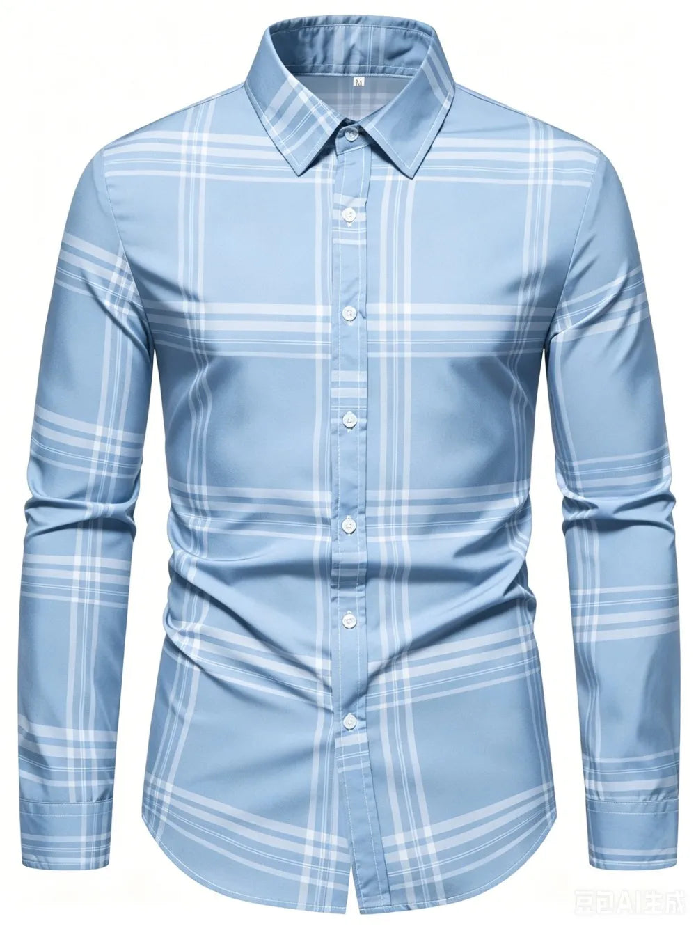 Chemise Homme à Carreaux Imprimés – CLEVI Paris