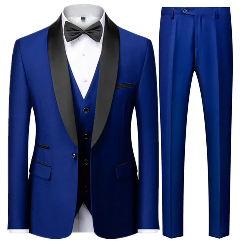Costume homme 3 pièces, coupe droite – CLEVI Paris