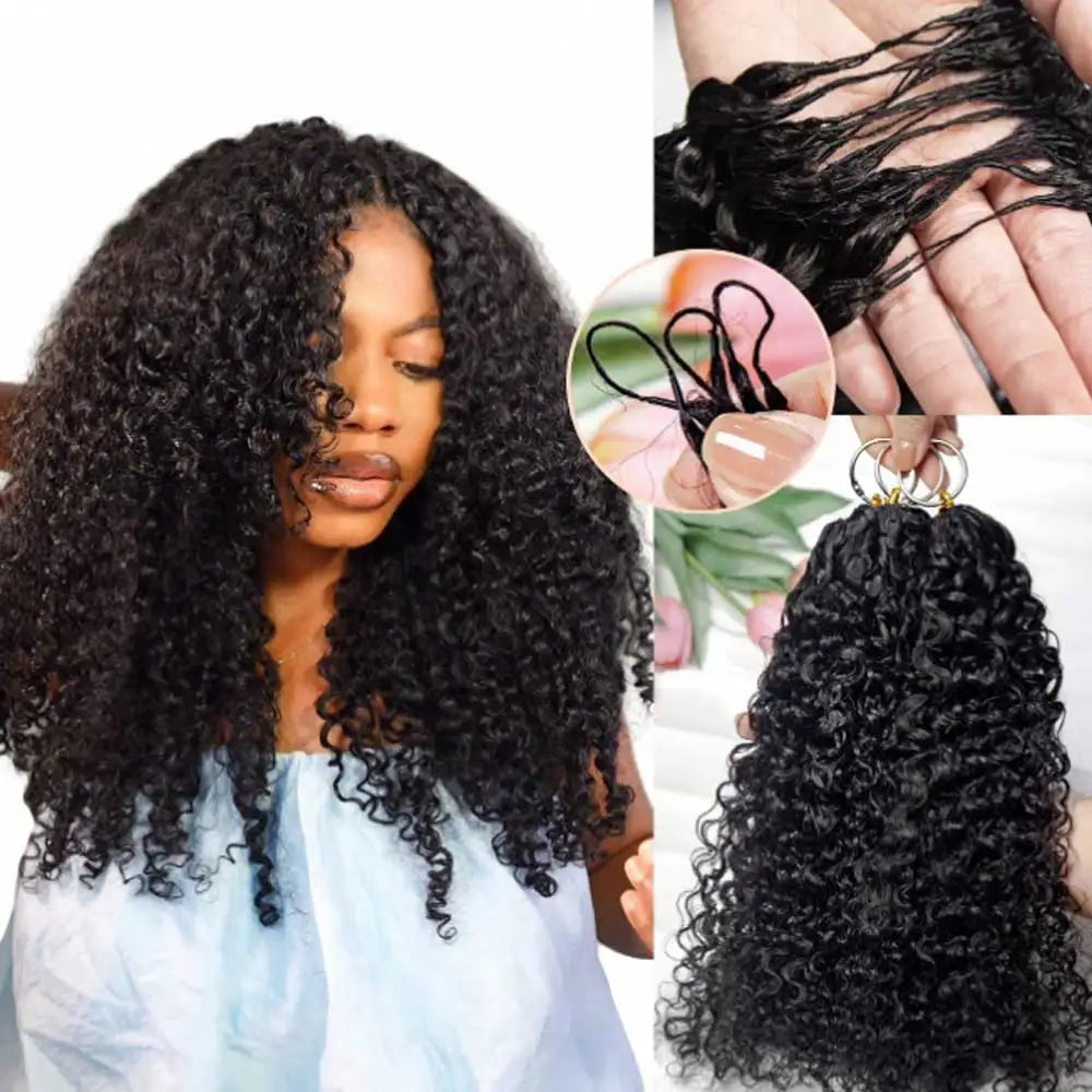 Extensions Crochet Water Wave Cheveux Humains Brésiliens Remy Hair Boho Braids Miracle Knots 10-24 Pouces – CLEVI Paris