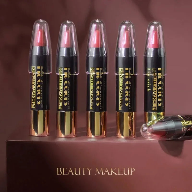 Rouge à Lèvres Crayon Velours Waterproof – Hydratant, Longue Tenue, 6 Teintes – CLEVI Paris