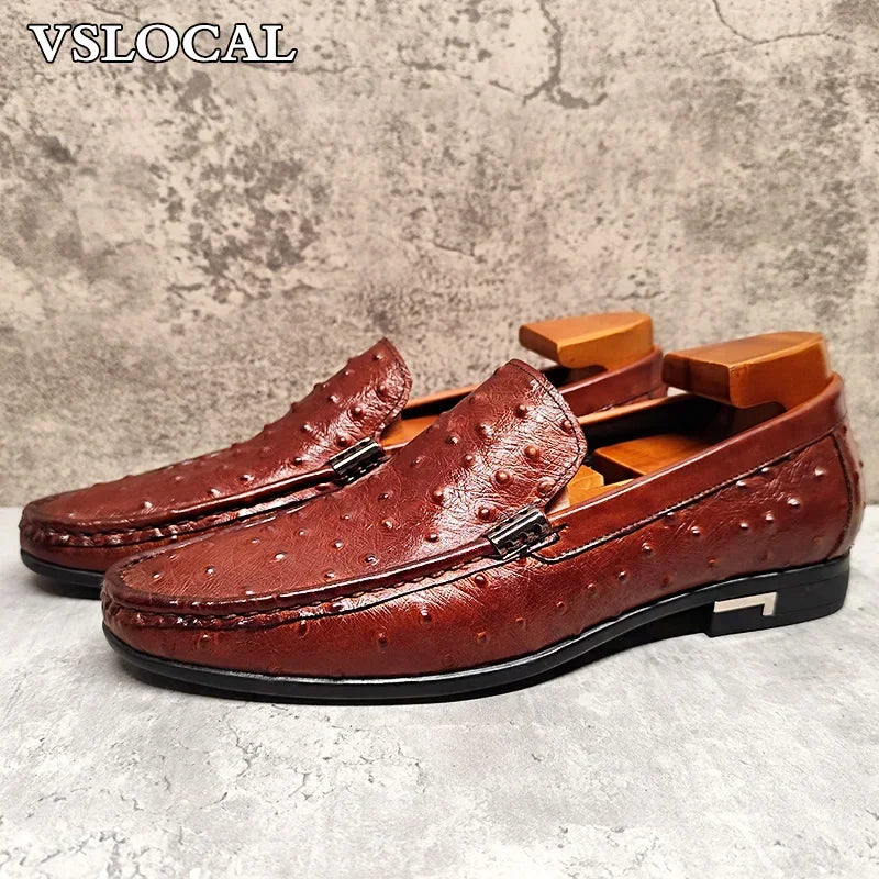 Mocassins homme en cuir brun ou noir – CLEVI Paris