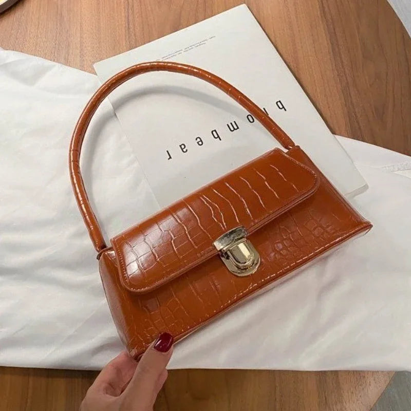 Sac Baguette Femme Simili Cuir Bandoulière – CLEVI Paris