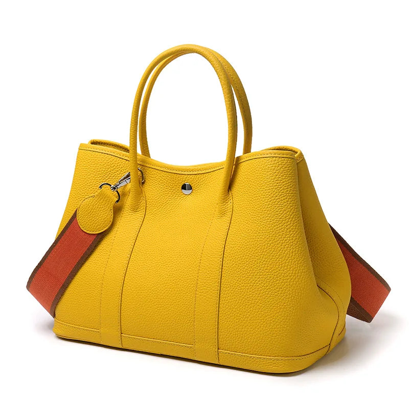 Sac Seau Cuir Vache Pleine Fleur Grande Capacité Femme – CLEVI Paris