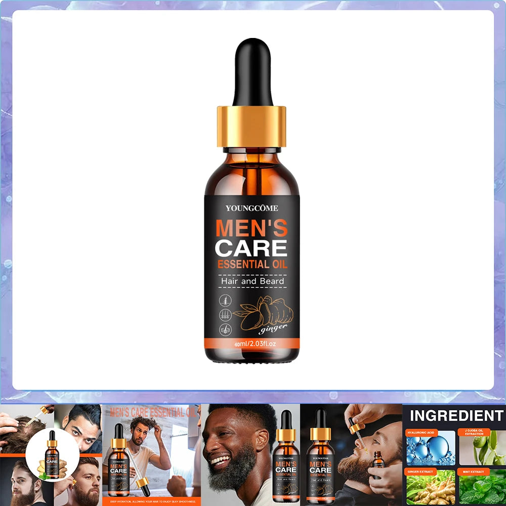 Huile à barbe YOUNGCOME vitamine E – CLEVI Paris