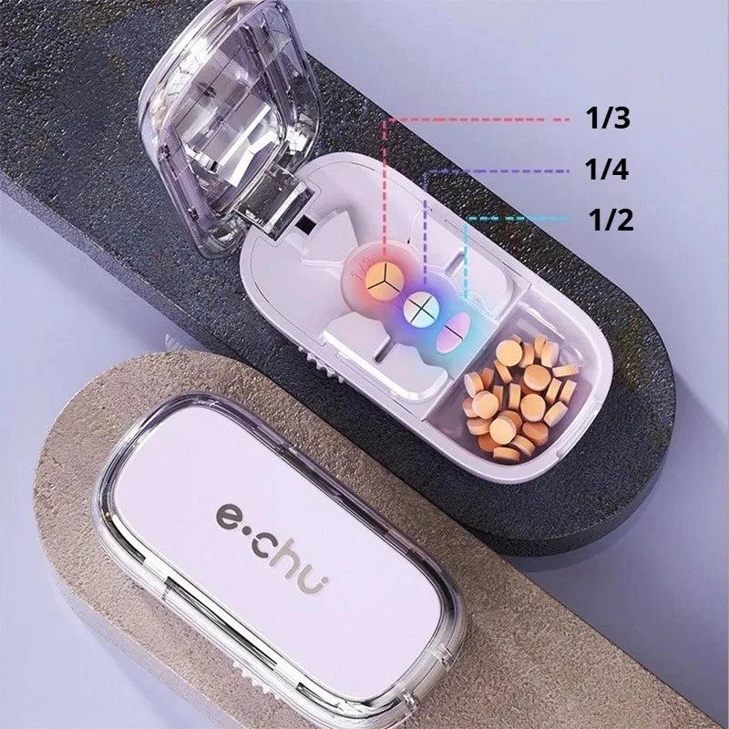 Coupe-comprimés portable avec rangement – CLEVI Paris