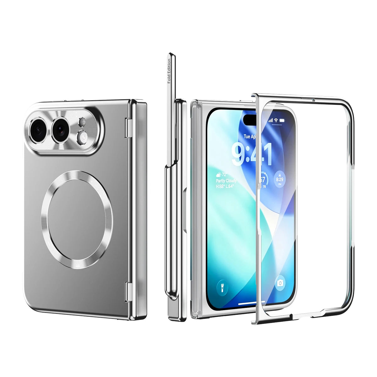 Coque iPhone Duo magnétique avec charnière – CLEVI Paris