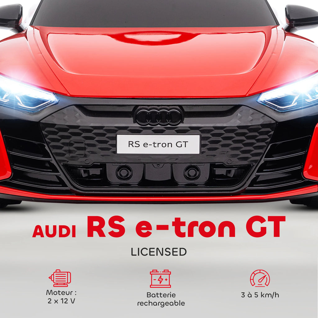 Voiture enfant Audi RS e-tron GT 12 V – CLEVI Paris