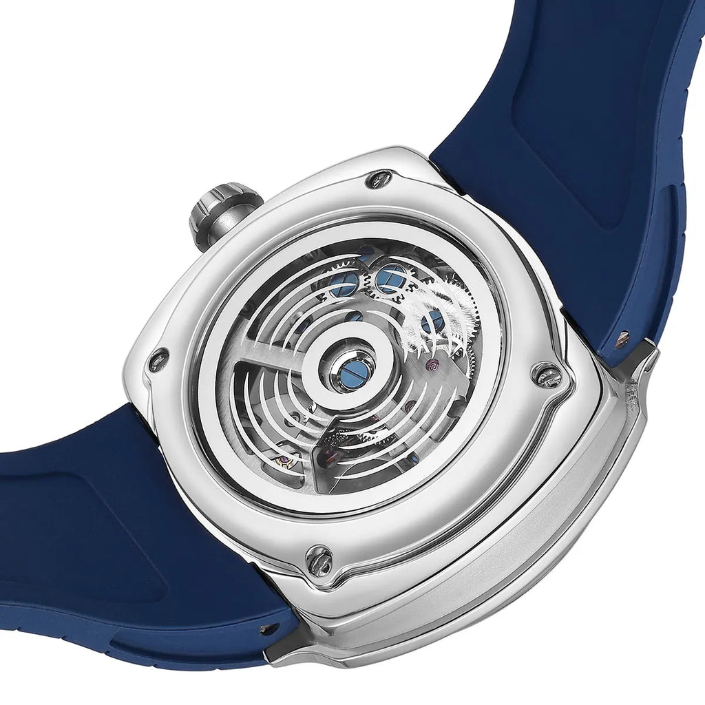 MEGIR 2259 Montre Homme Automatique Squelette Acier Sport Étanche 5ATM – CLEVI Paris