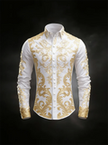 Chemise Homme Imprimé Branche 3D – CLEVI Paris
