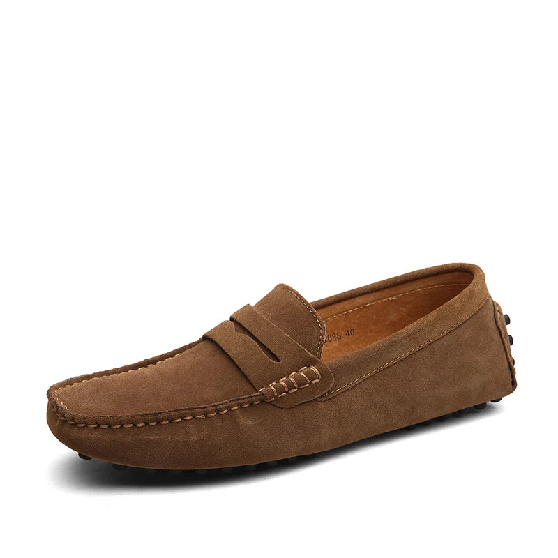 Mocassins Cuir Véritable Homme Slip-On Confort | 10 Coloris – CLEVI Paris