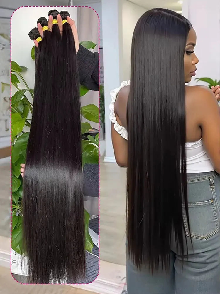Mèches Brésiliennes Lisses Remy Naturelles Femme – CLEVI Paris