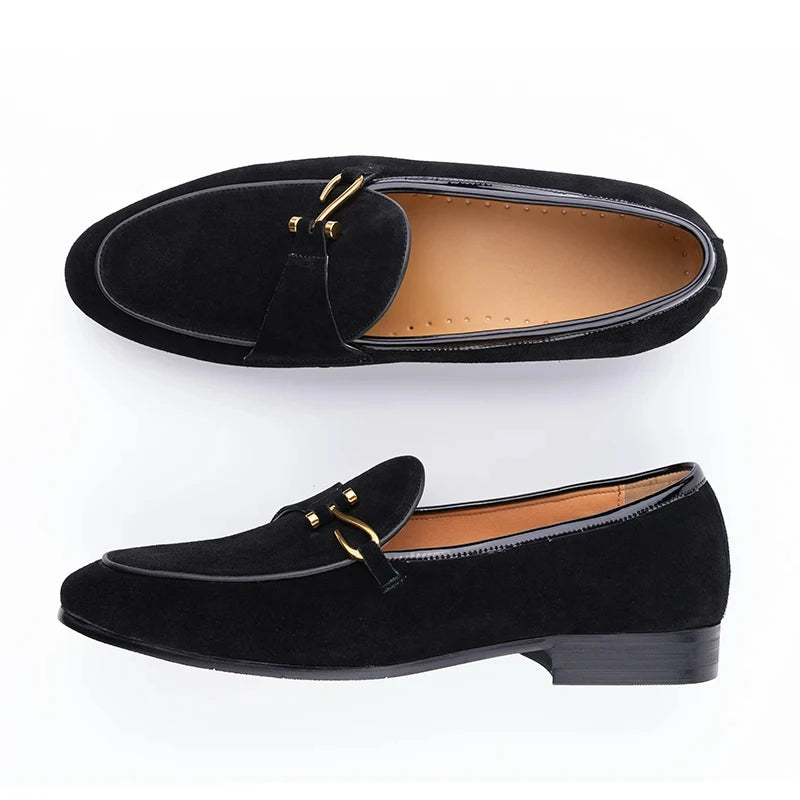 Mocassins Cuir Suédé Homme Slip-On 3 Coloris – CLEVI Paris