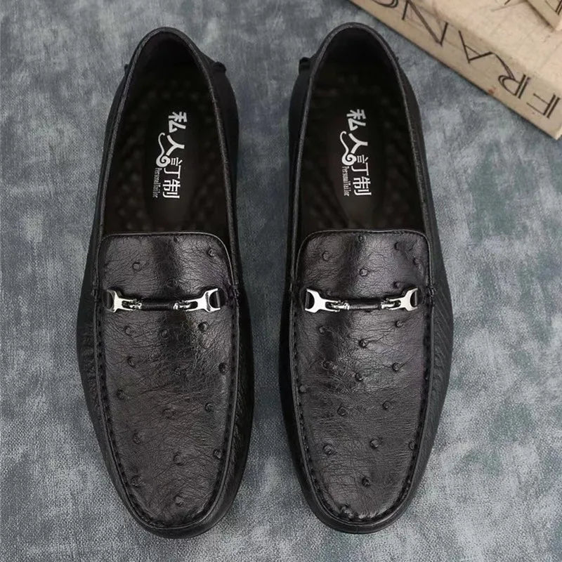 Mocassins homme noirs en cuir – CLEVI Paris
