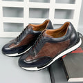 Sneakers en cuir à lacets pour homme – CLEVI Paris
