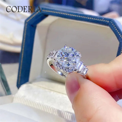 Bague Femme Moissanite 3 Carats Argent 925 – CLEVI Paris