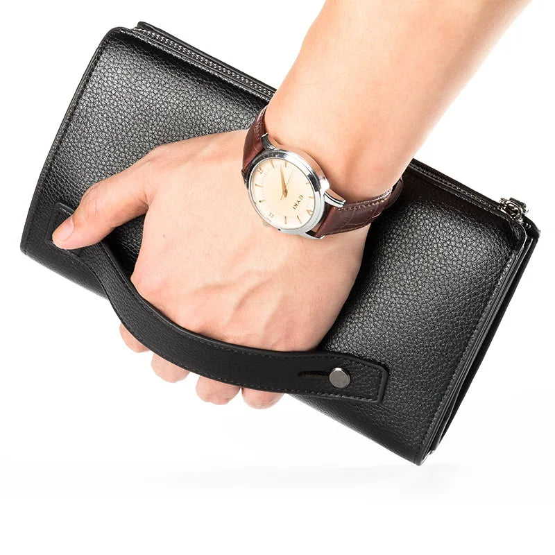 Pochette homme Baellerry S1001 zippée – CLEVI Paris