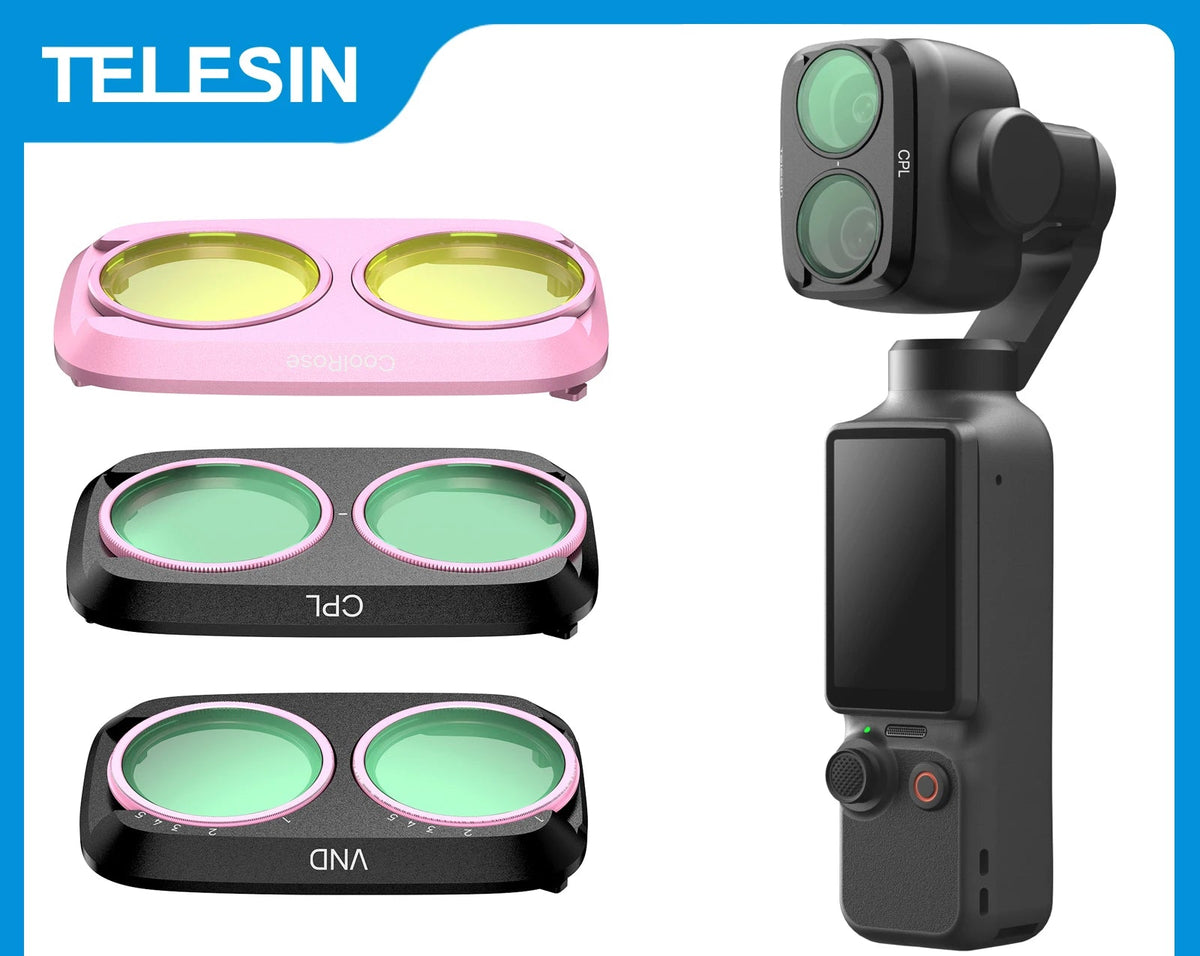 Filtres TELESIN pour DJI OSMO Pocket 4P – CLEVI Paris