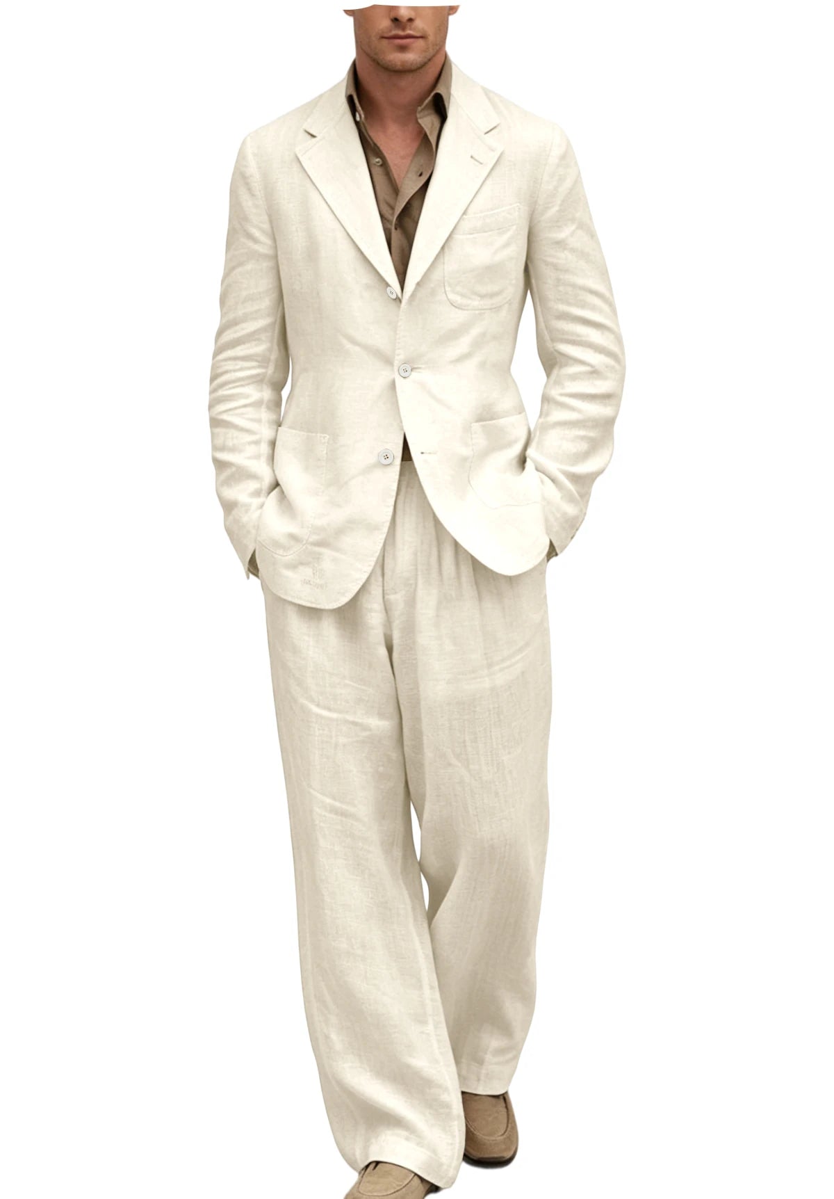 Costume Homme 2 Pièces en Lin – CLEVI Paris