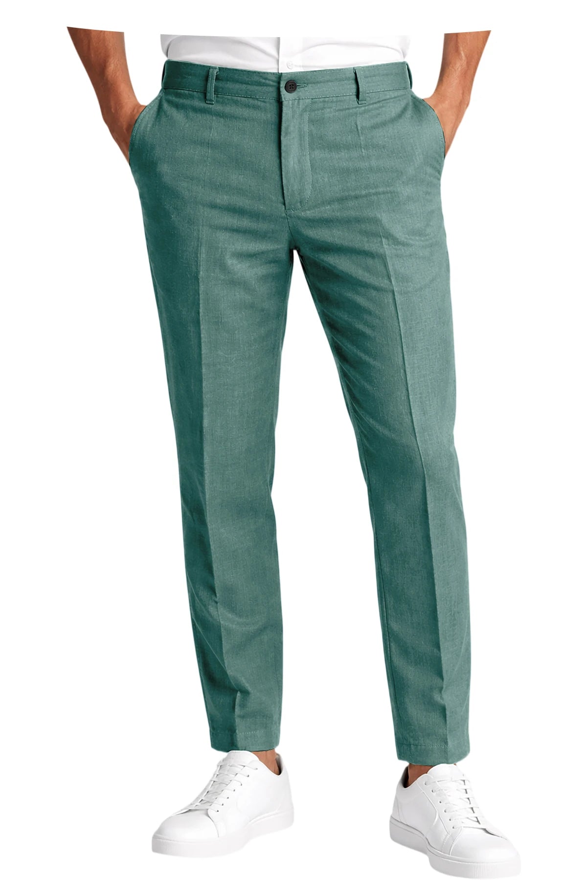 Pantalon homme en lin coupe slim – CLEVI Paris
