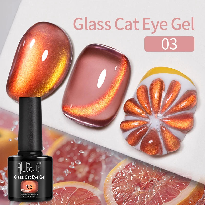 Vernis Gel UV Cat Eye AWStorG 7,5ml Semi-Permanent – CLEVI Paris