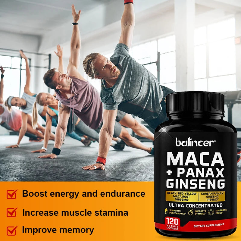 Maca et ginseng en gélules – CLEVI Paris
