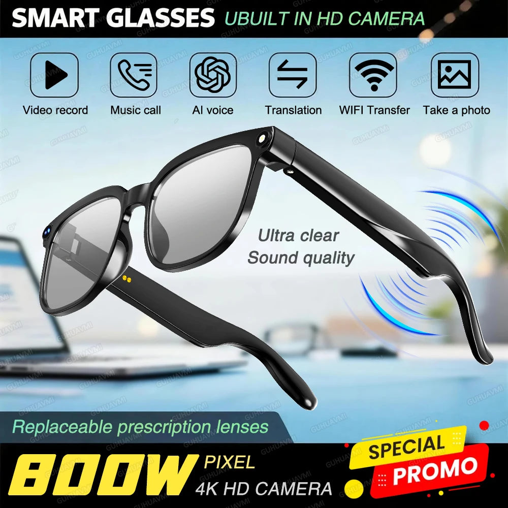Lunettes connectées M02S vidéo 1080p – CLEVI Paris