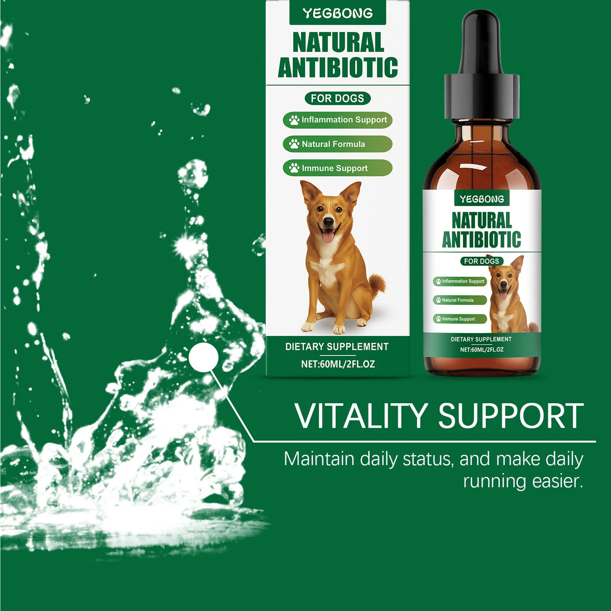 Complément multivitaminé chien YEGBONG – CLEVI Paris