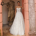 Robe de mariée bustier en tulle – CLEVI Paris