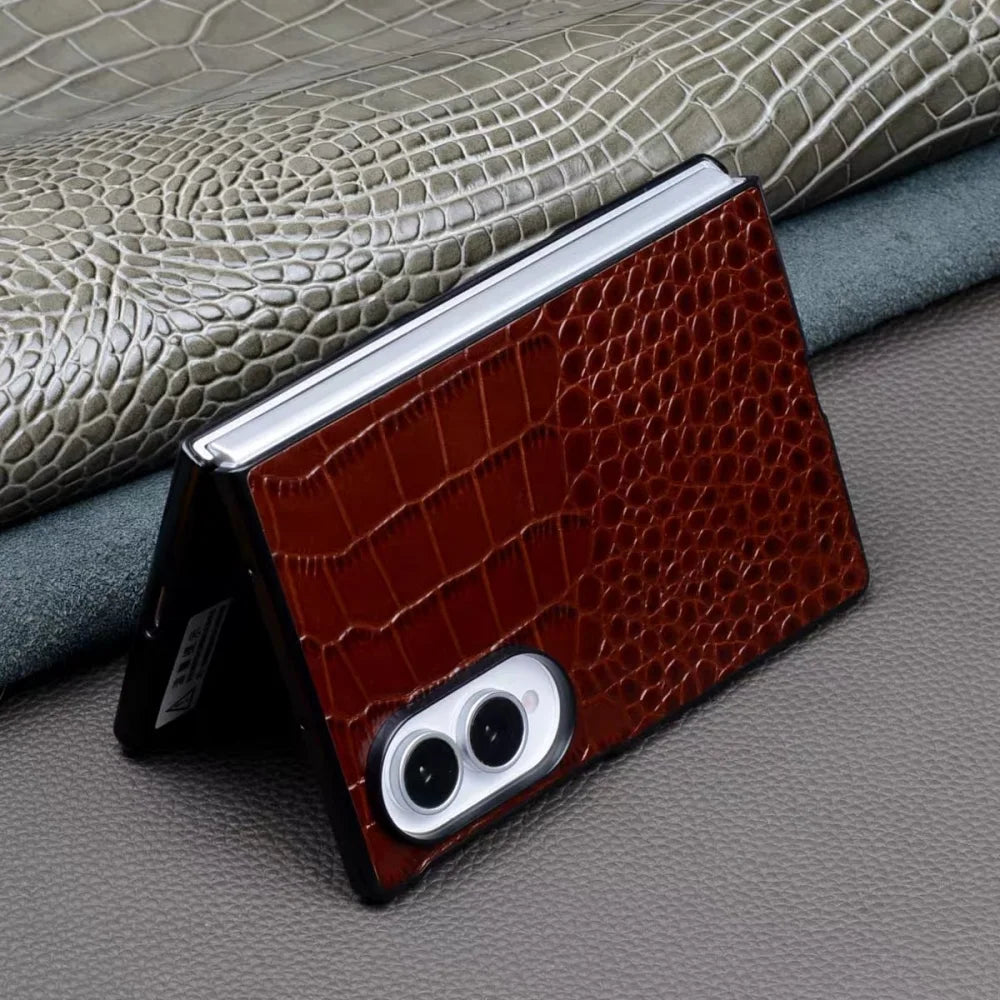 Étui Galaxy Z Fold8 en cuir véritable – CLEVI Paris