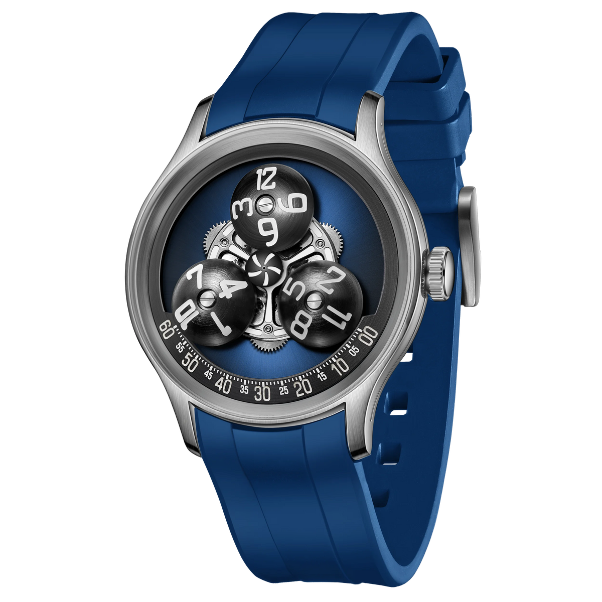 Montre Homme Automatique Trisome Étoile Planète Super Lumineux Oblvlo – CLEVI Paris
