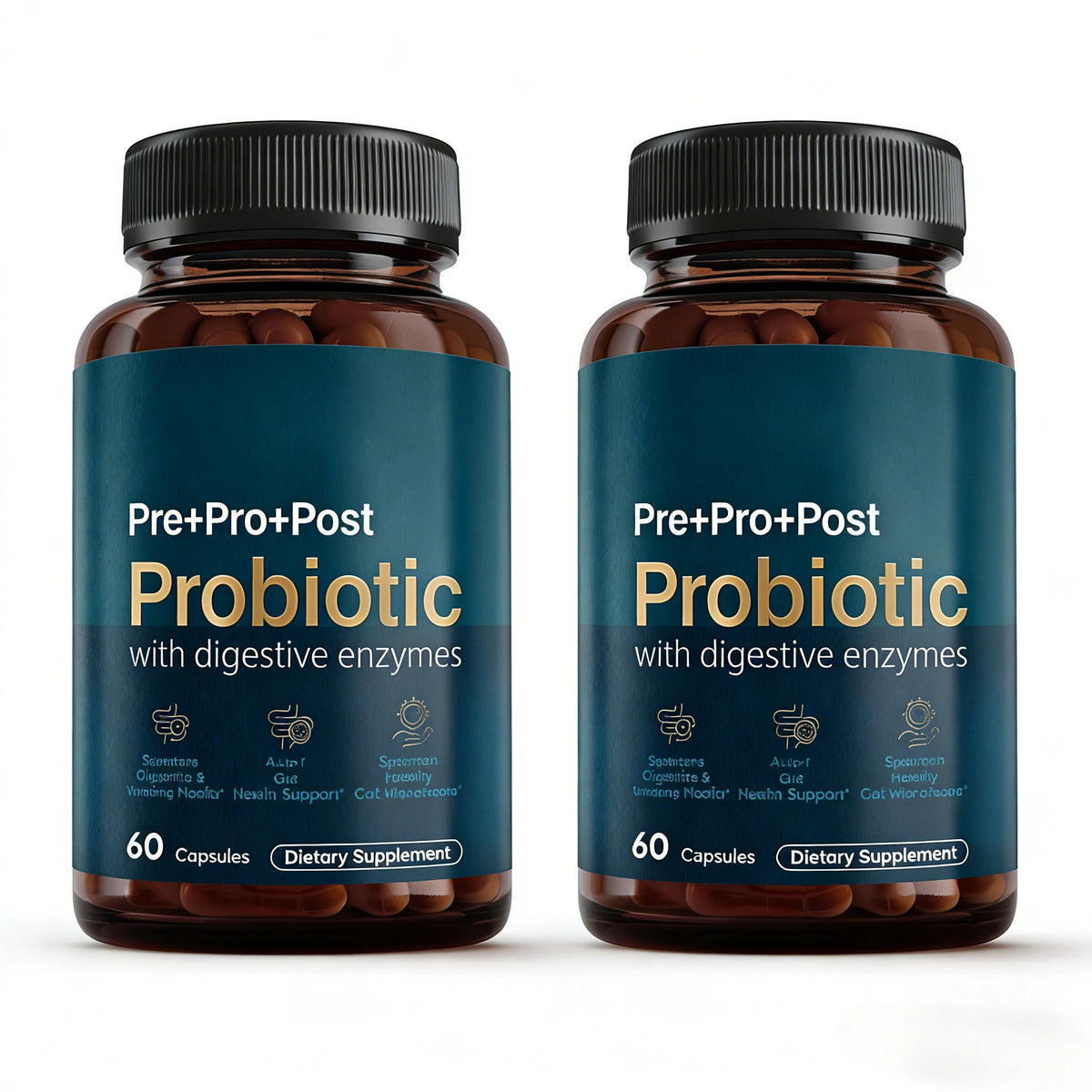 Complexe probiotiques 4-en-1, 60 gélules – CLEVI Paris