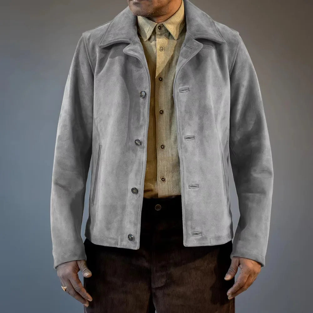Veste effet daim vintage homme – CLEVI Paris