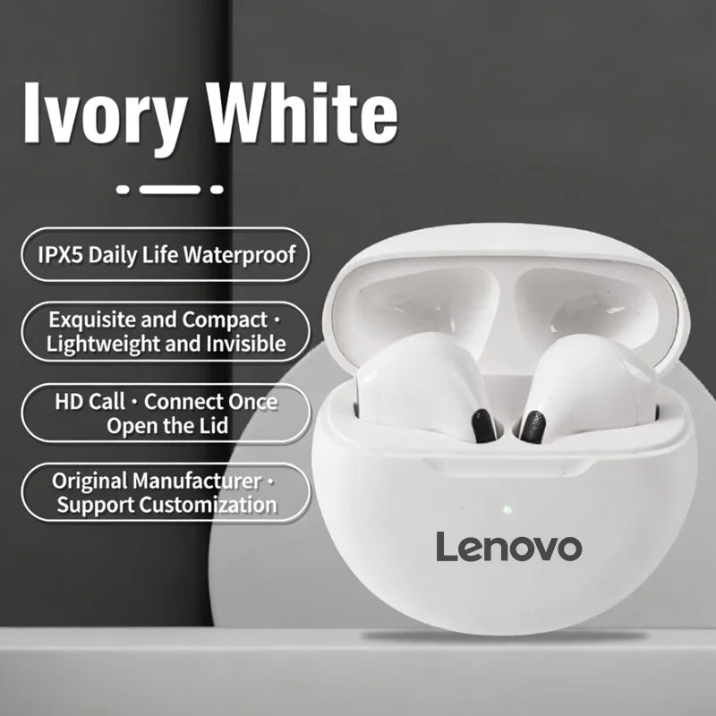 Écouteurs TWS Lenovo Bluetooth 5.1 HiFi Sport – CLEVI Paris