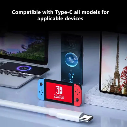 Câble USB-C vers USB-C 100W PD Charge Rapide 5A 0,3m-2m – CLEVI Paris