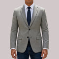 Blazer homme pied-de-poule, coupe ajustée – CLEVI Paris