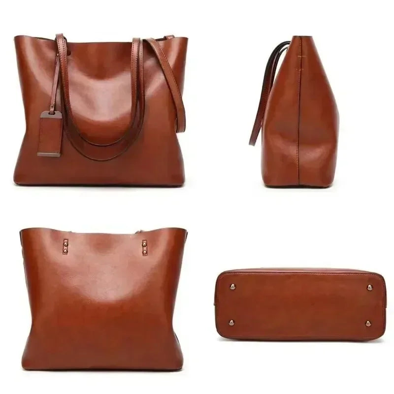 Sacoche Vintage Unisexe Grande Capacité Bandoulière – CLEVI Paris